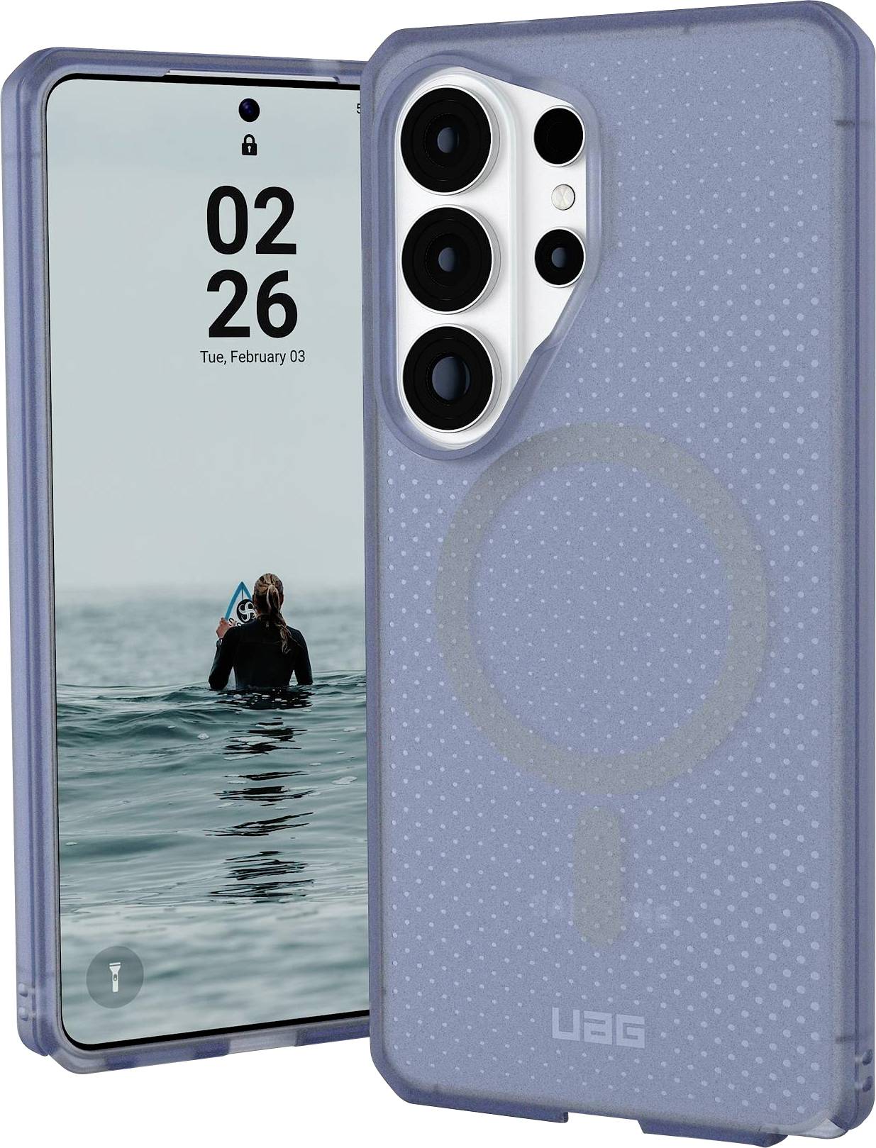 Urban Armor Gear Dot Case Samsung Galaxy S26 Ultra Blau MagSafe kompatibel, mit Magnet-Modul 214519114151