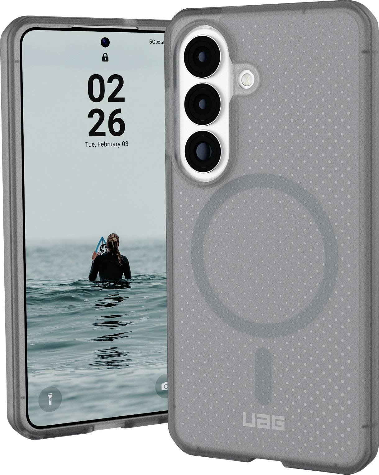 Urban Armor Gear Dot Case Samsung Galaxy S26 Asche MagSafe kompatibel, mit Magnet-Modul 214521113131