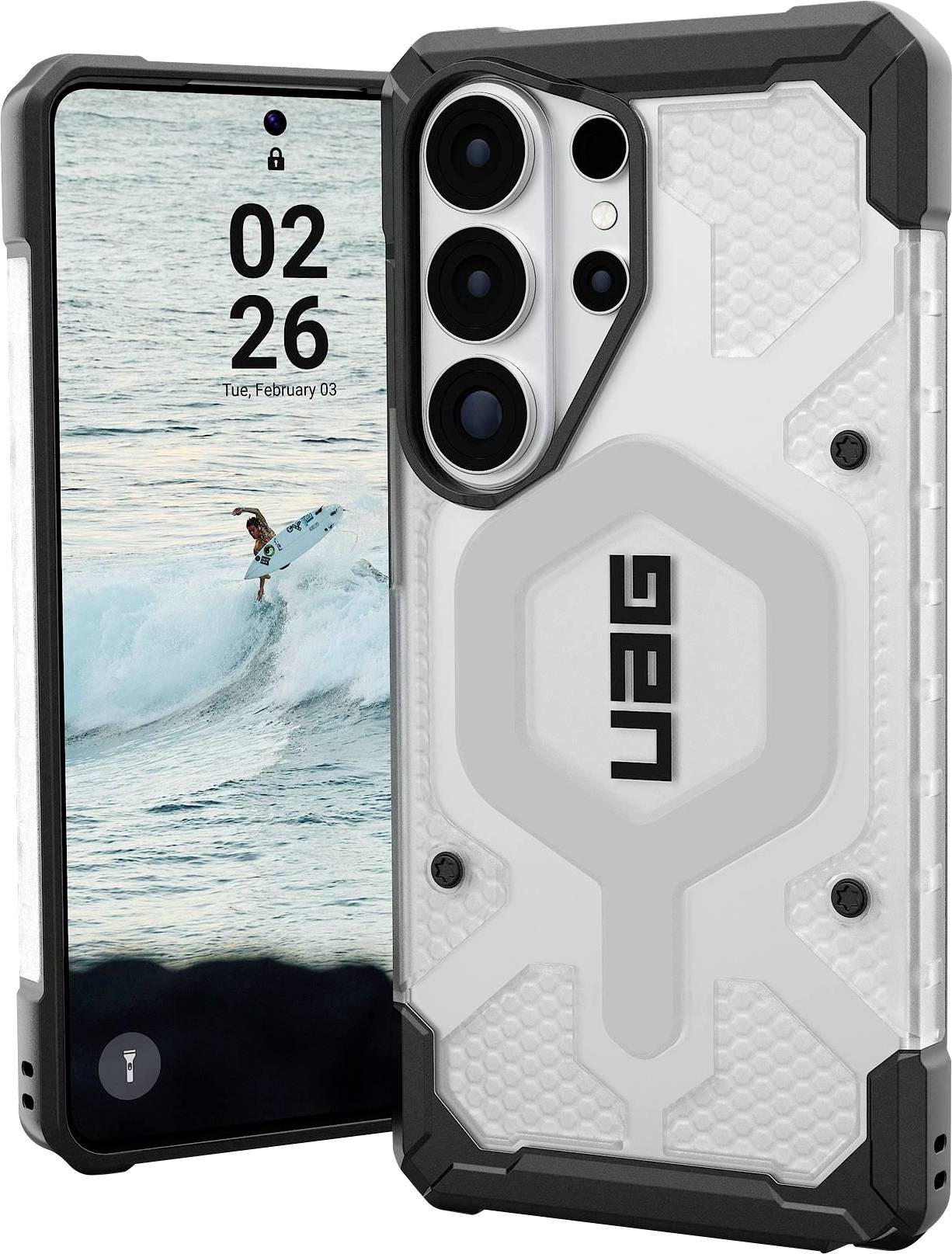 Urban Armor Gear Pathfinder Case Samsung Galaxy S26 Ultra Ice MagSafe kompatibel, mit Magnet-Modul 214526114333