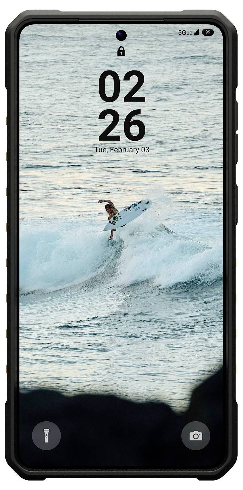 Urban Armor Gear Pathfinder Case Samsung Galaxy S26 Ultra Gelb MagSafe kompatibel, mit Magnet-Modul 214530118282