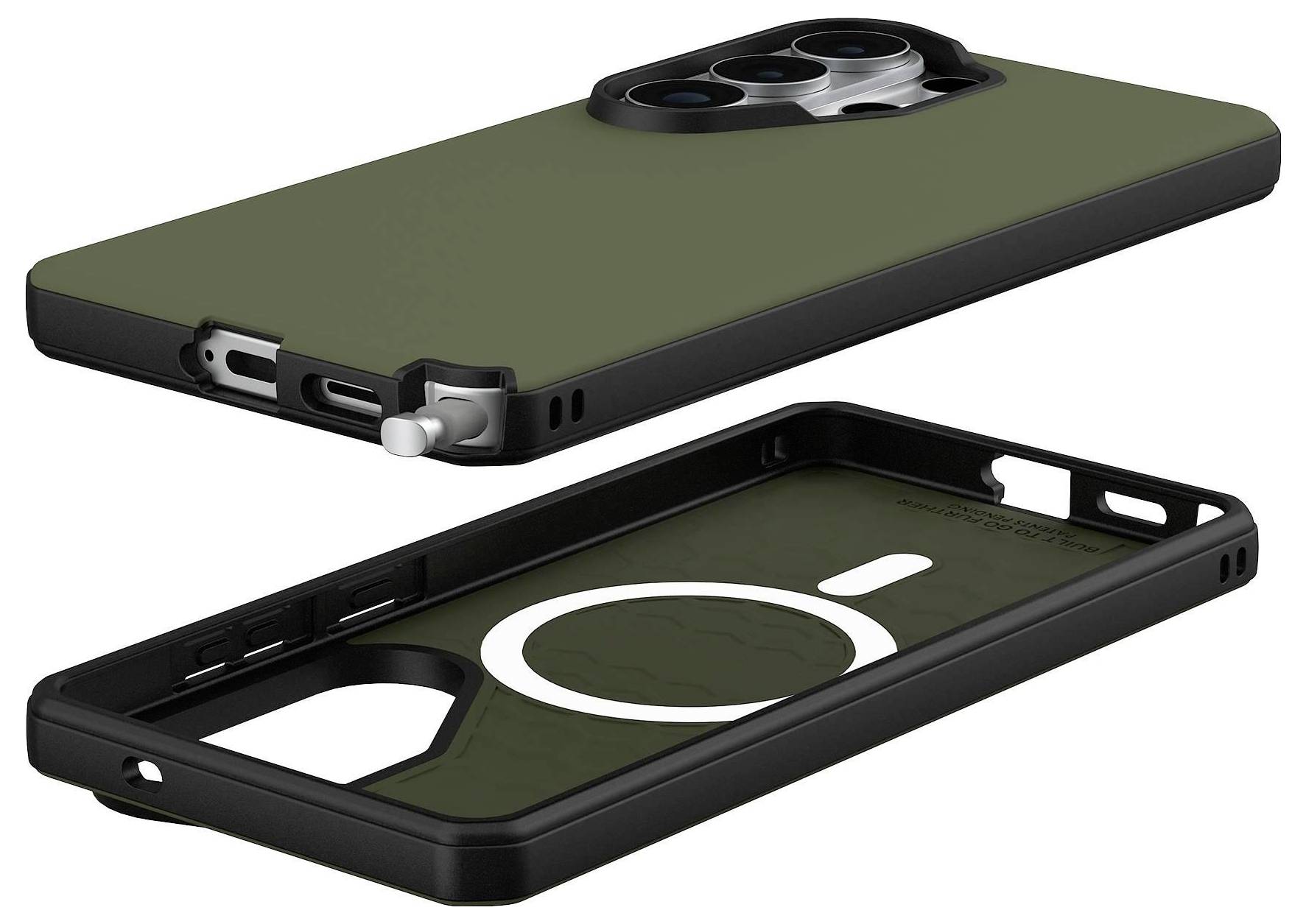 Urban Armor Gear Civilian LT Case Samsung Galaxy S26 Ultra Oliv MagSafe kompatibel, mit Magnet-Modul 214538117272