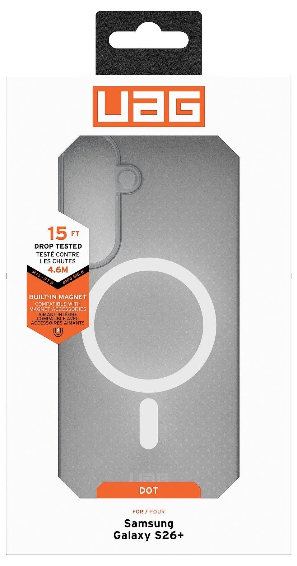 Urban Armor Gear Dot Case Samsung Galaxy S26+ Ice MagSafe kompatibel, mit Magnet-Modul 214548114331