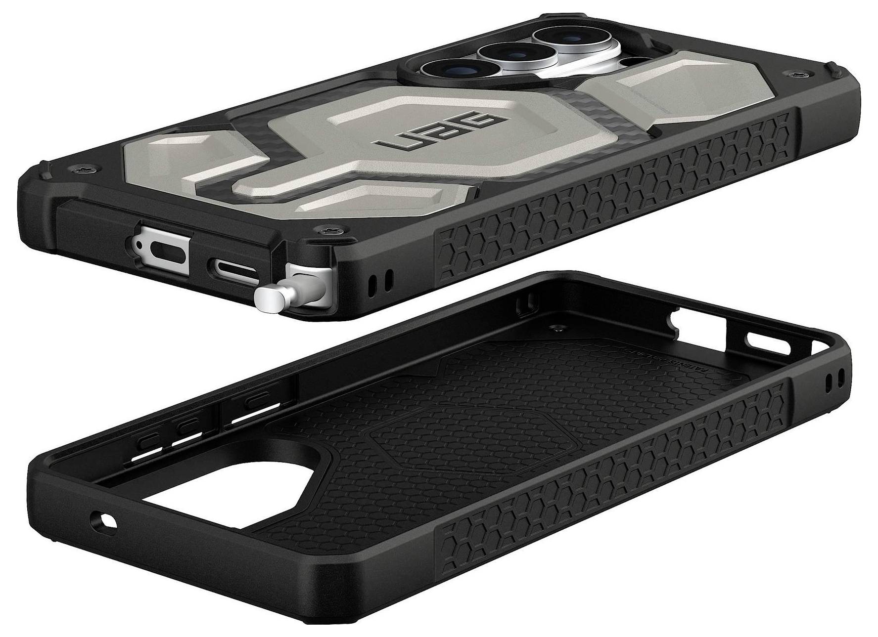 Urban Armor Gear Monarch Pro Case Samsung Galaxy S26 Ultra Titan MagSafe kompatibel, mit Magnet-Modul 214513113636