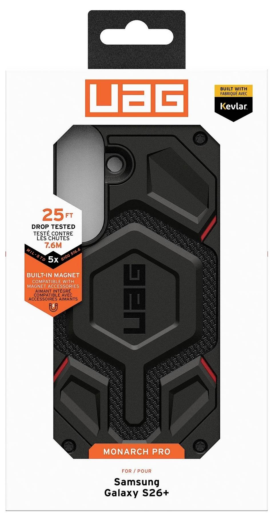 Urban Armor Gear Monarch Pro Case Samsung Galaxy S26+ Kevlar® MagSafe kompatibel, mit Magnet-Modul 214514113940