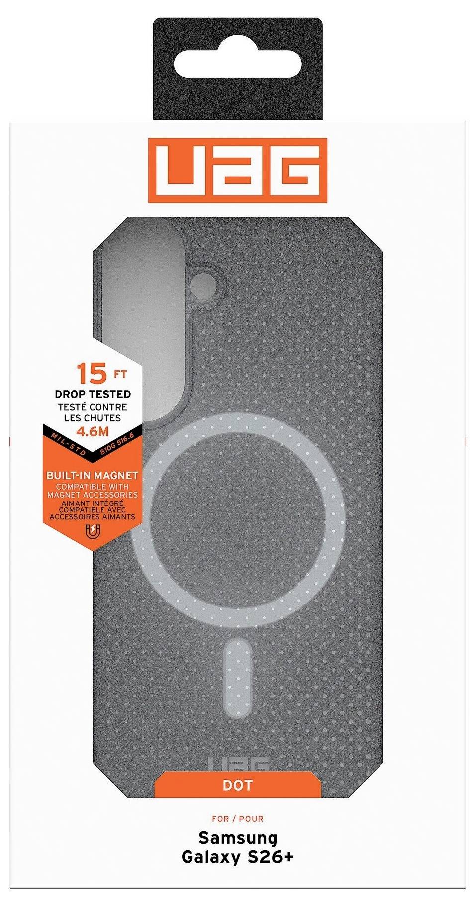 Urban Armor Gear Dot Case Samsung Galaxy S26+ Asche MagSafe kompatibel, mit Magnet-Modul 214520113131