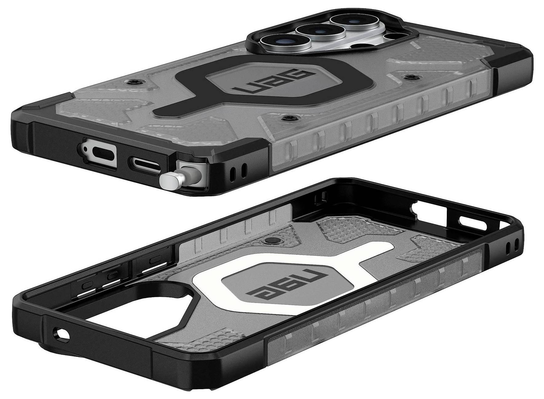 Urban Armor Gear Pathfinder Case Samsung Galaxy S26 Ultra Asche MagSafe kompatibel, mit Magnet-Modul 214526113140