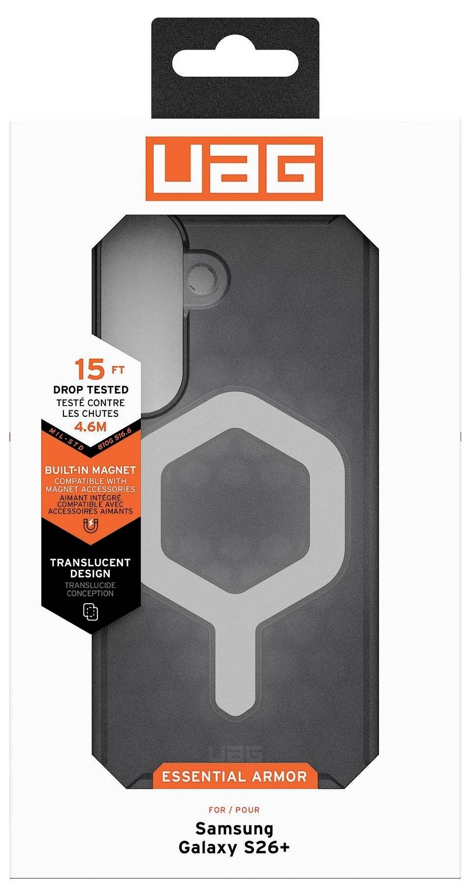 Urban Armor Gear Essential Case Samsung Galaxy S26+ Asche MagSafe kompatibel, mit Magnet-Modul 214533113131