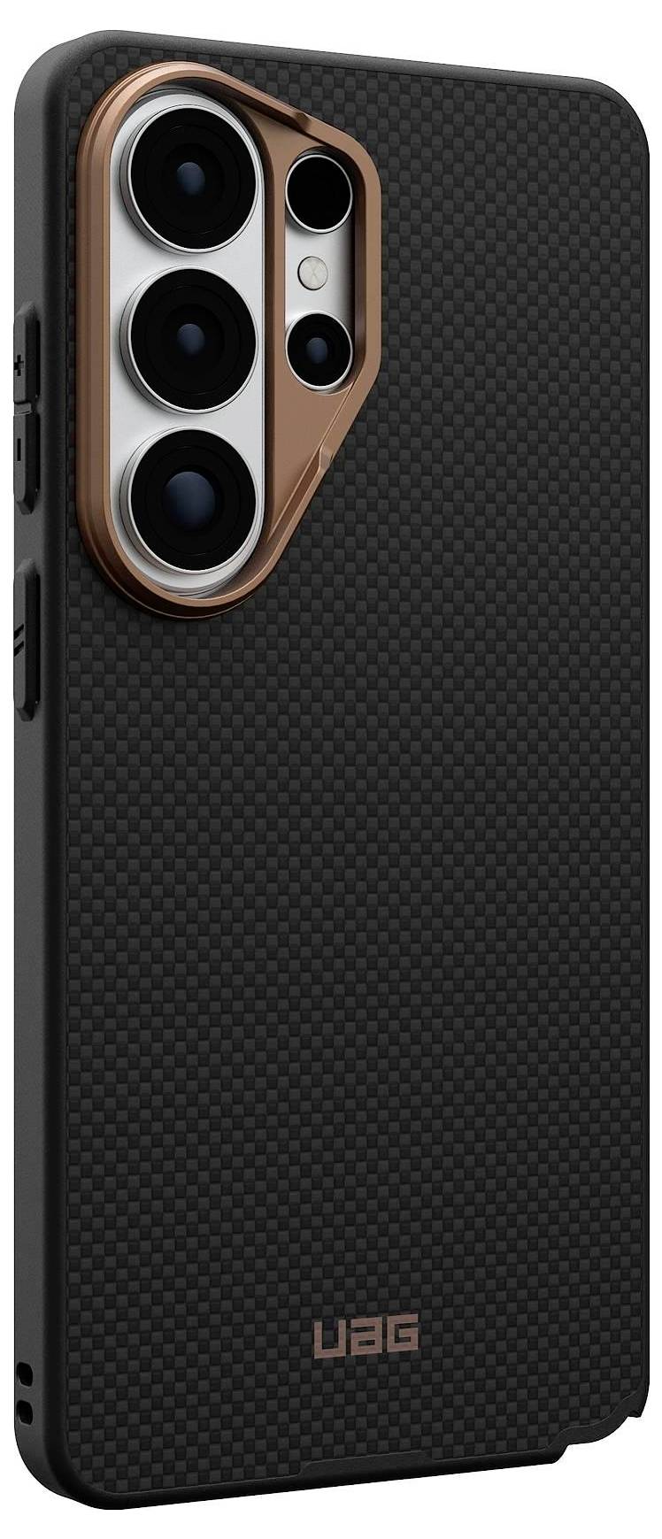 Verpackung des OtterBox React Series Gehäuses für Galaxy S26 Ultra, mit Hervorhebung des Militär-Fallstandards, Kratzerbeständigkeit und MagSafe-Kompatibilität.