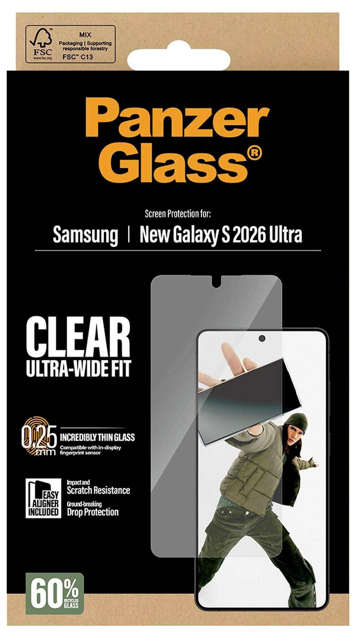 PanzerGlass Displayschutzglas Samsung Galaxy S26 Ultra 1 St. PG37869