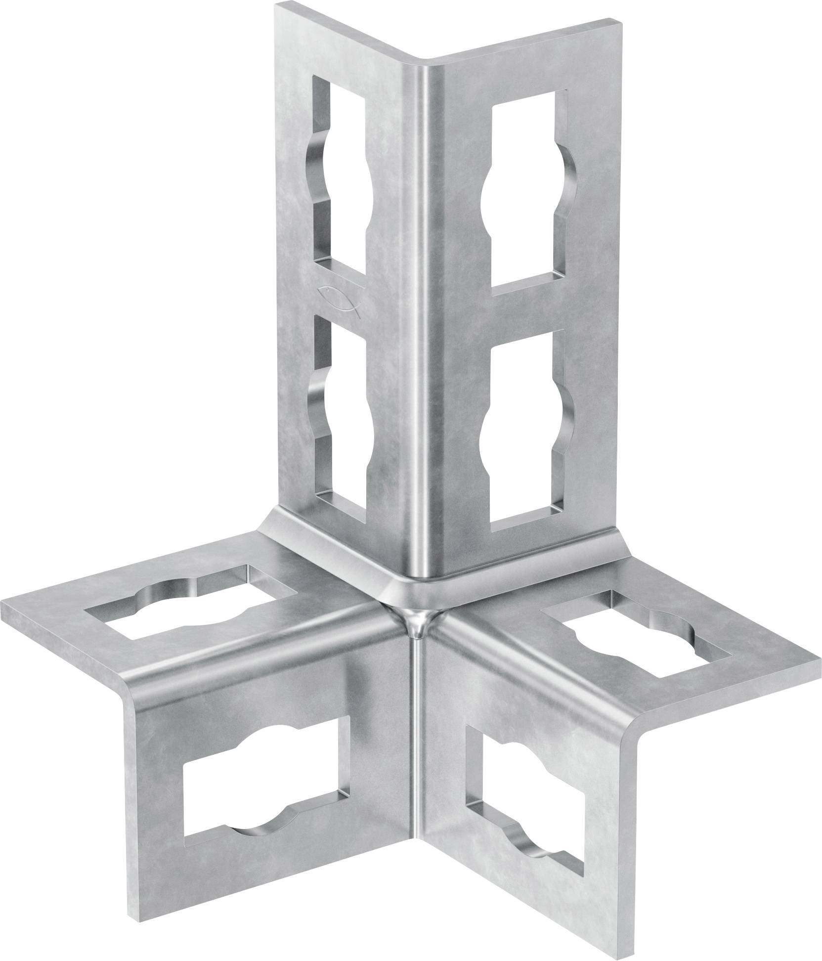 Eine Metallschraube und ein rot-grauer Wanddübel, Marke 