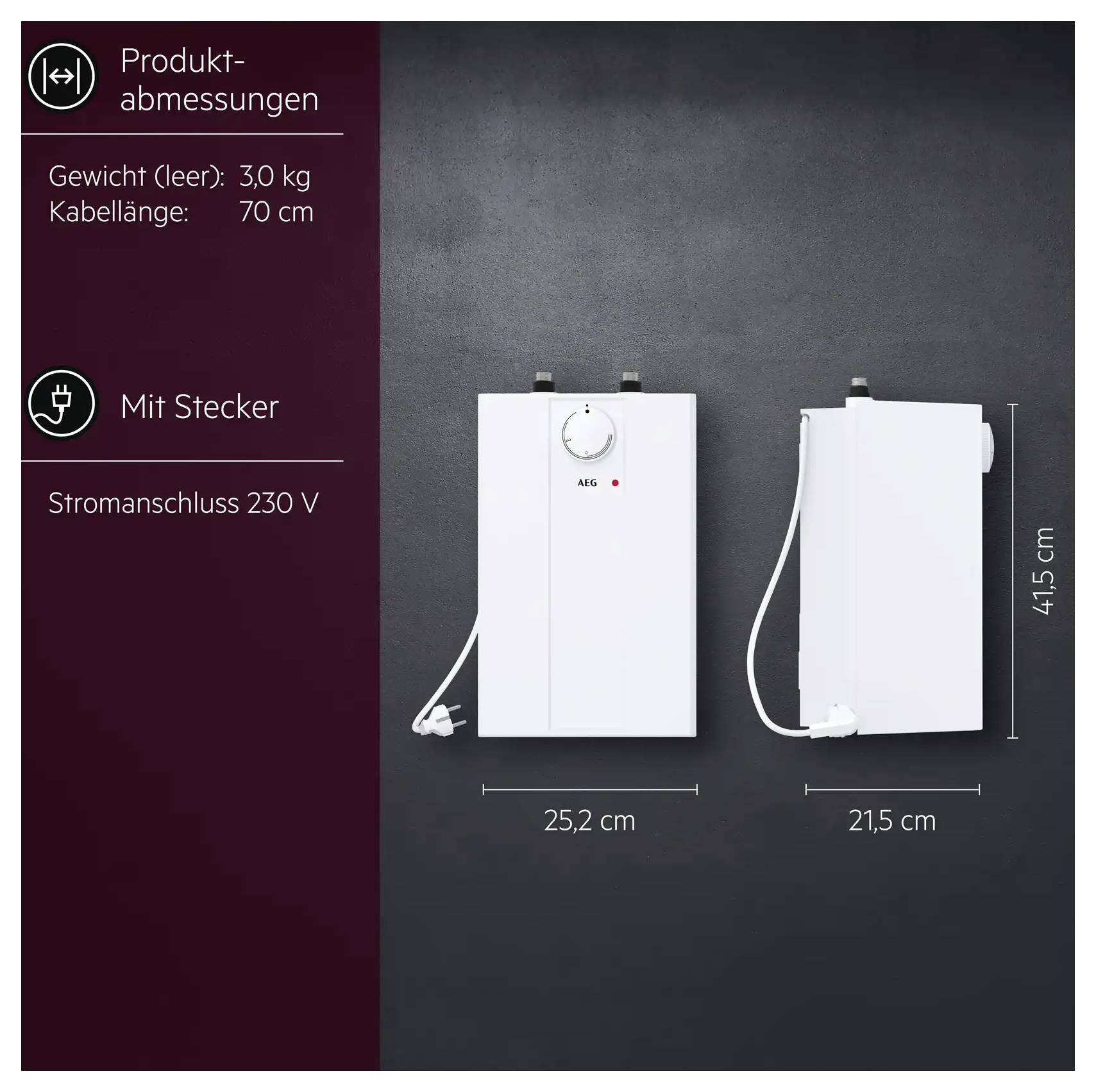 AEG 222162 Huz 5 Basis Kleinspeicher A (A+ - F)