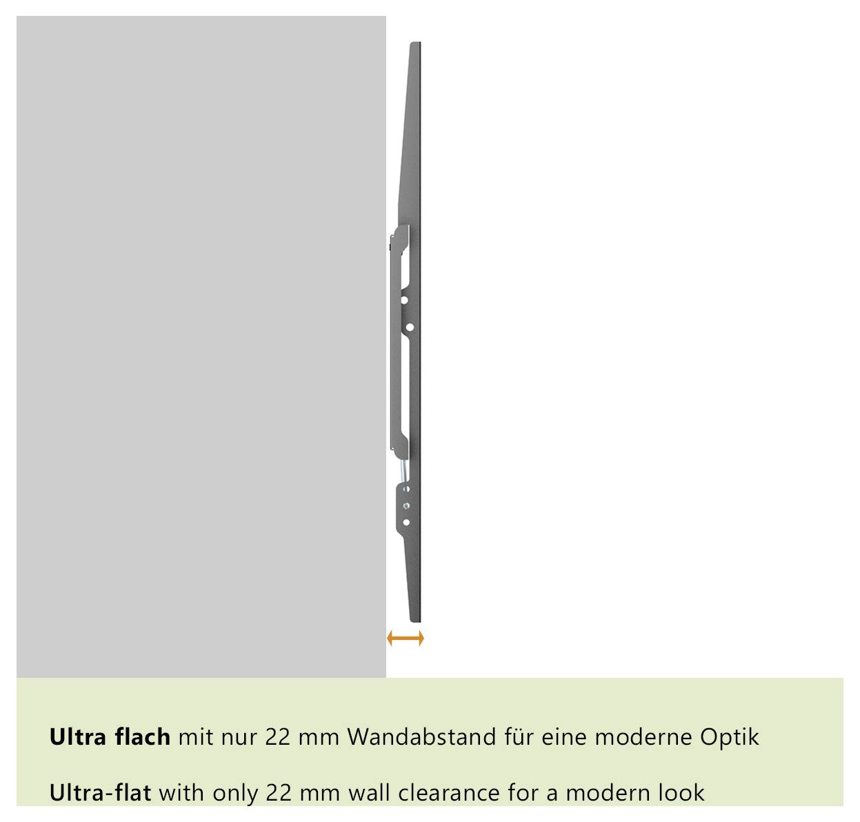 My Wall HEG3L TV-Wandhalterung 81,3 cm (32") - 190,5 cm (75") Integrierte Wasserwaage