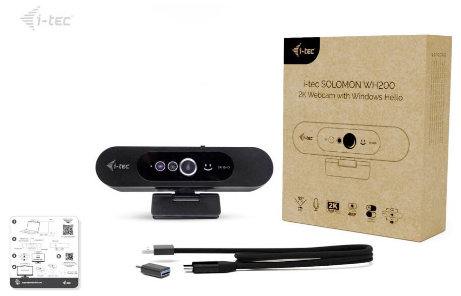 „i-tec SOLSOMON WH200 2K Webcam