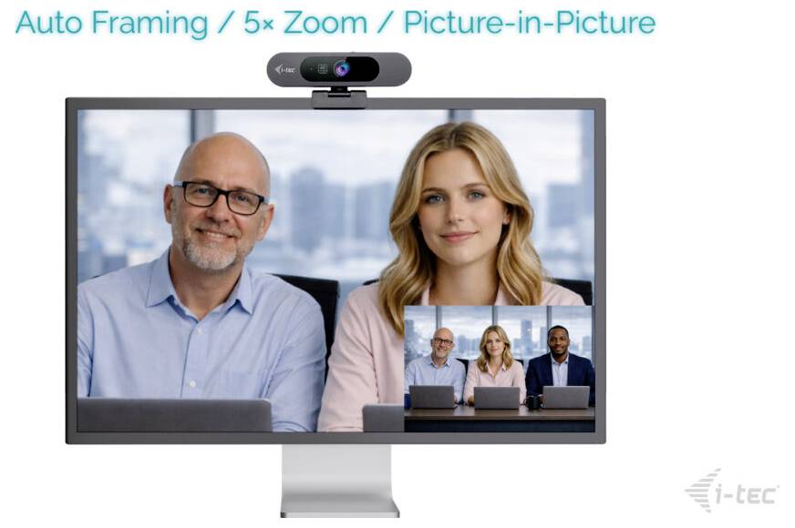 „Auto-Rahmung / 5× Zoom / Bild-in-Bild