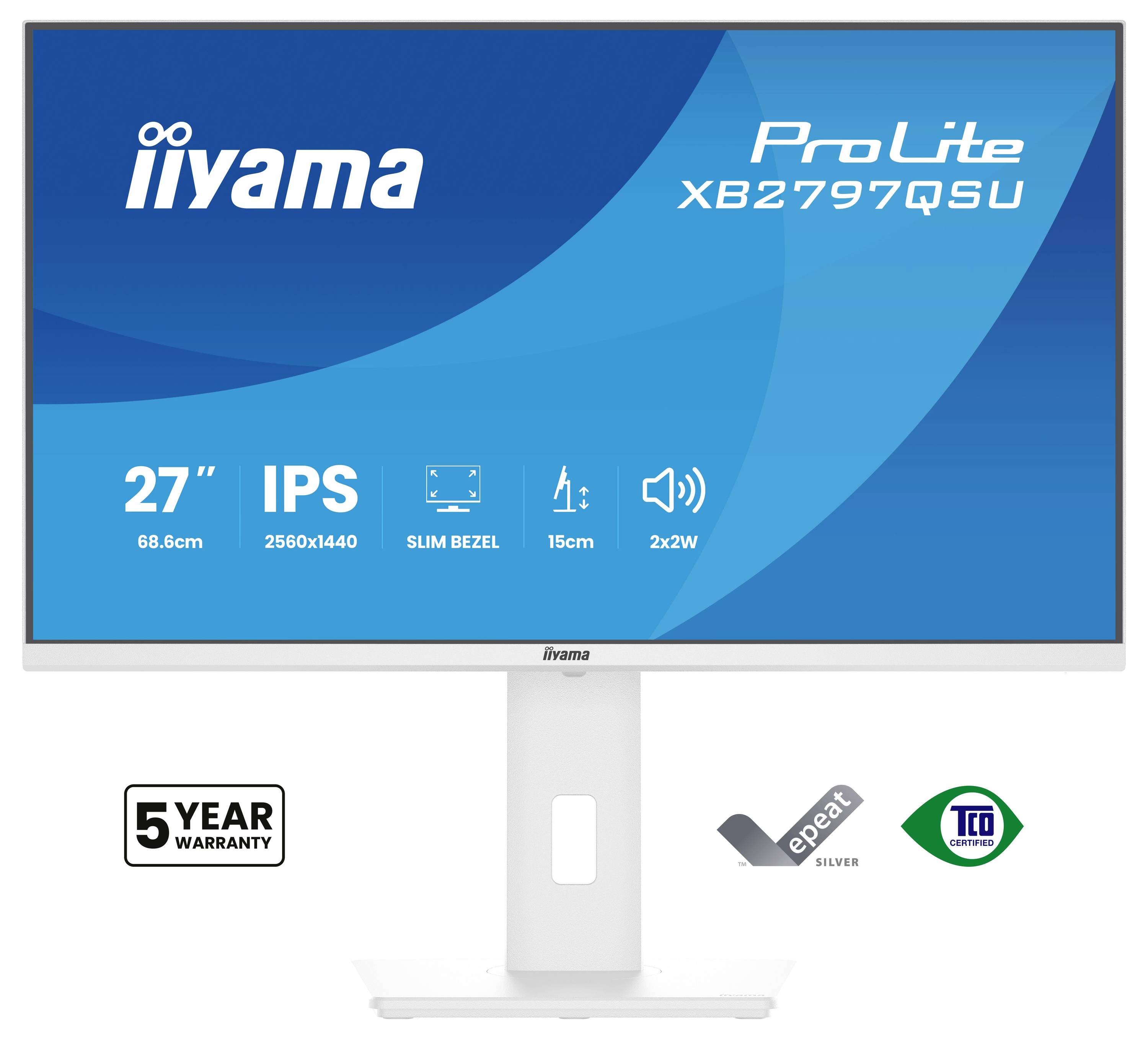 Iiyama ProLite LED-Monitor EEK D (A - G) 68.6cm (27 Zoll) 16:9
