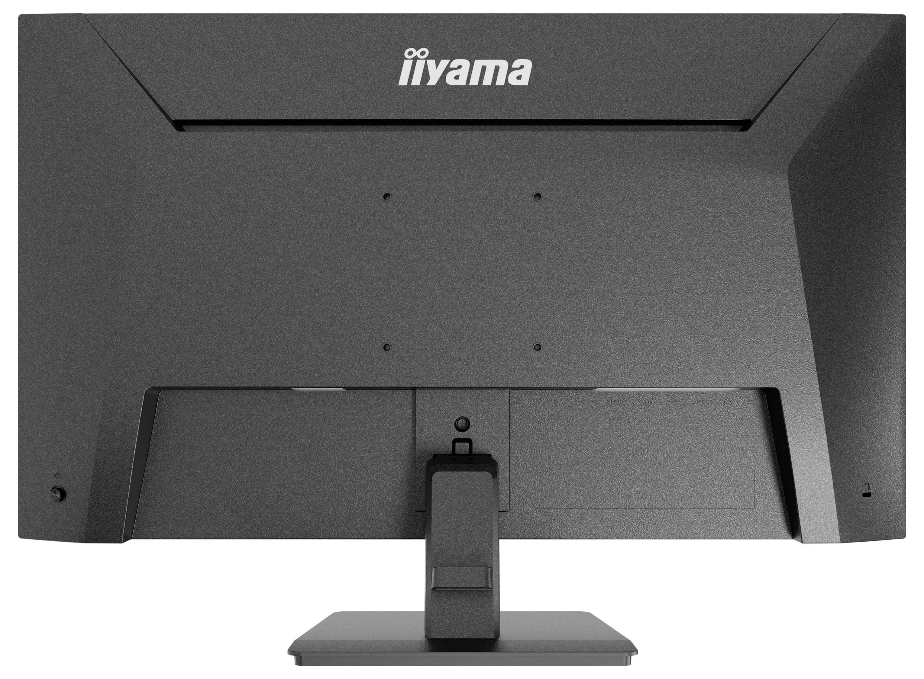 Seitenansicht eines Flachbildfernsehers, die sein schlankes Profil und die Anschlüsse an der Seite zeigt.