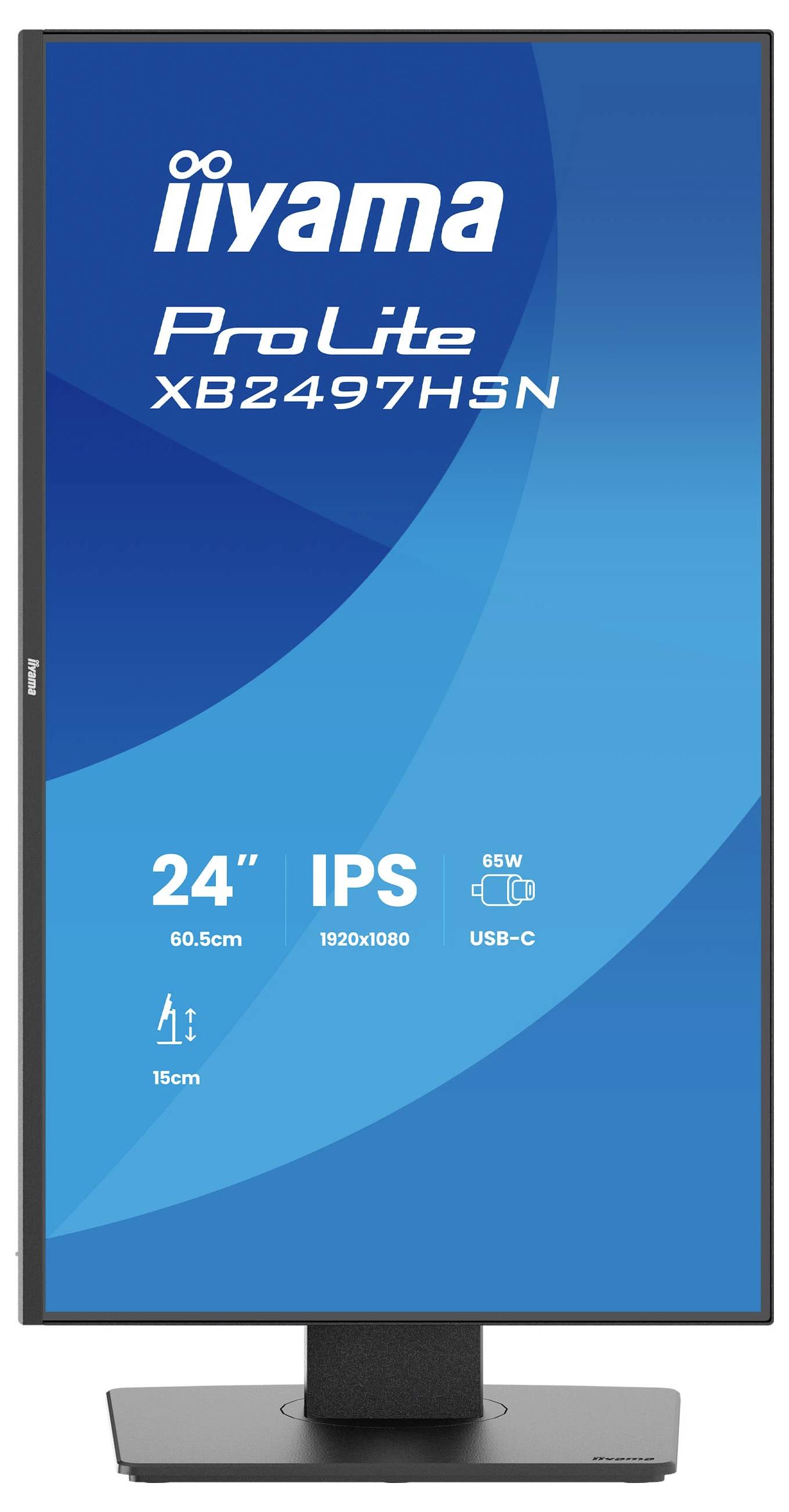 Ein vertikal ausgerichteter Monitor zeigt 