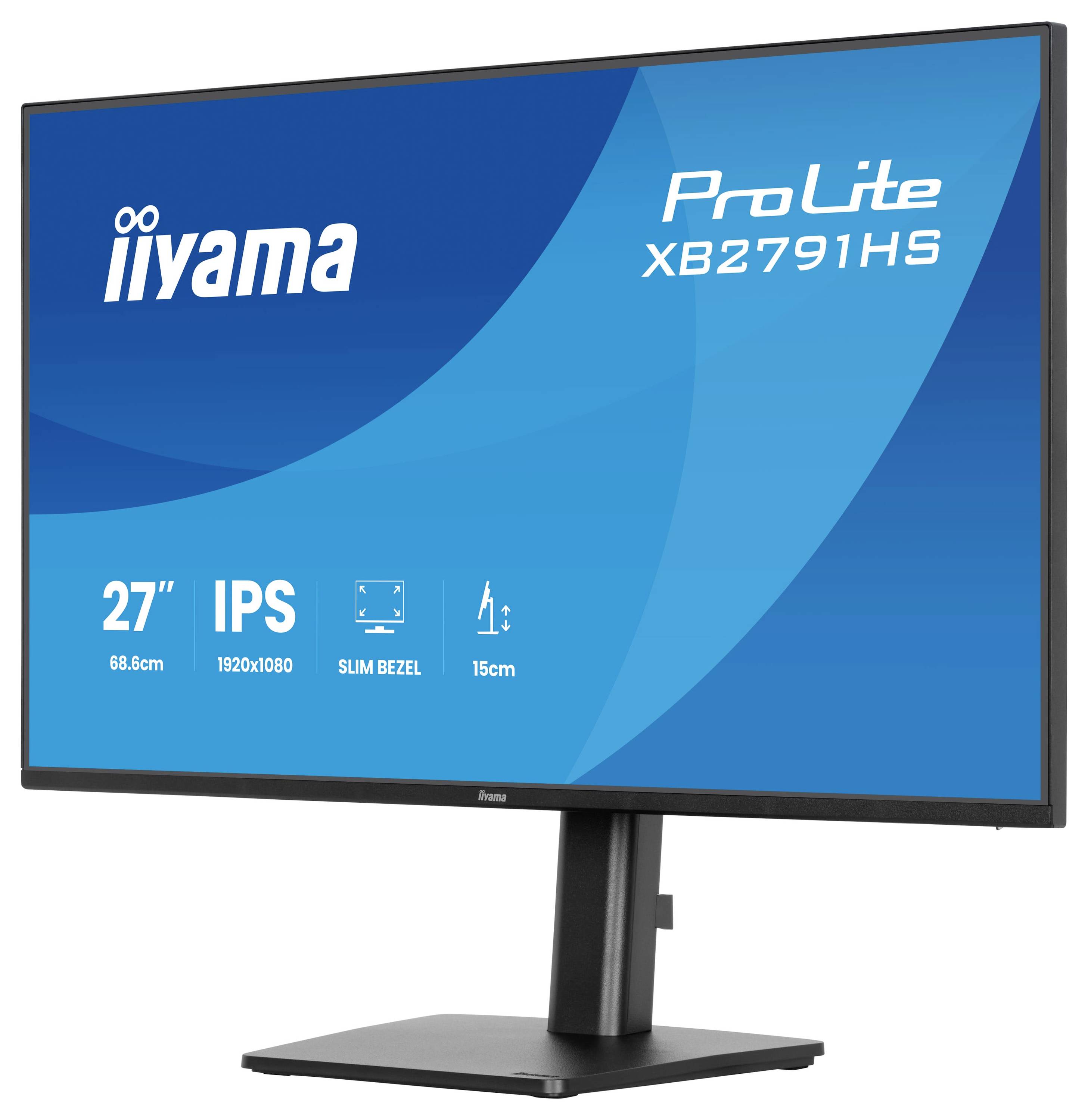 Monitor mit Branding- und Modellinformationen. „iiyama ProLite XB2791HS