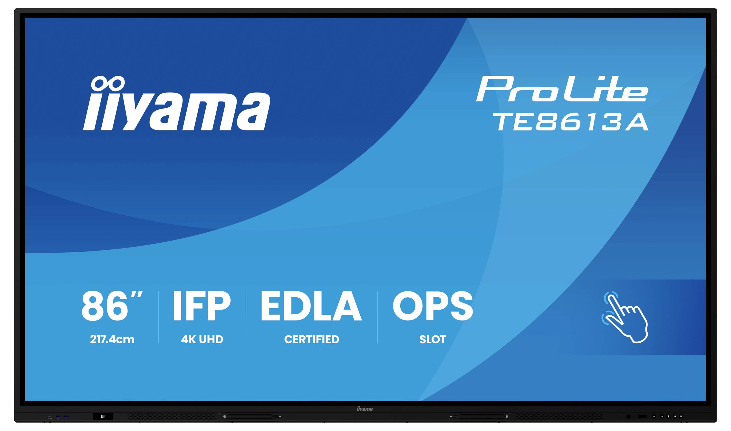 Interaktives Display mit „iiyama ProLite TE8613A