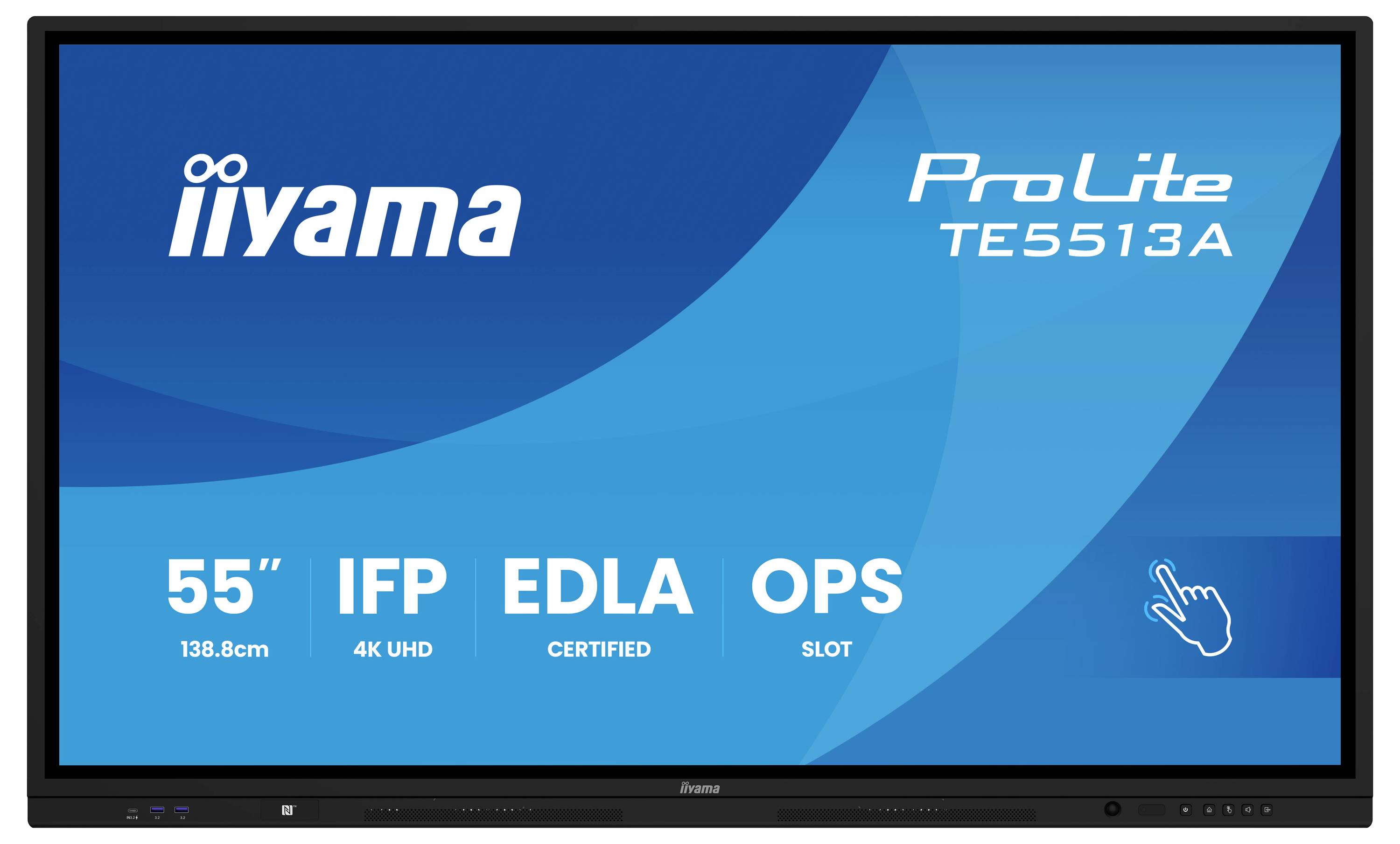 55-Zoll-Displayscreen mit „iiyama ProLite TE5513A
