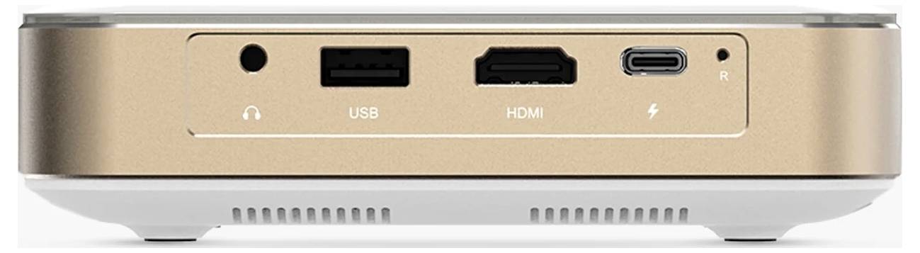 Kodak Beamer RODPJS500 DLP 150 ANSI-Lumen Akkubetrieben, Integrierter Lautsprecher, Autofokus, Full HD