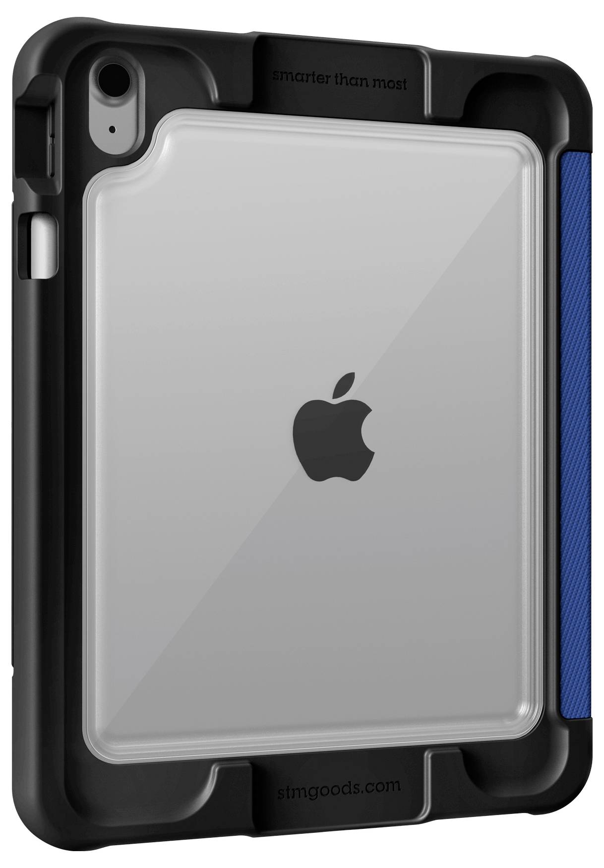 Seitenansicht eines Smartphones mit zwei rückseitigen Kameras und einem eleganten metallischen Design.