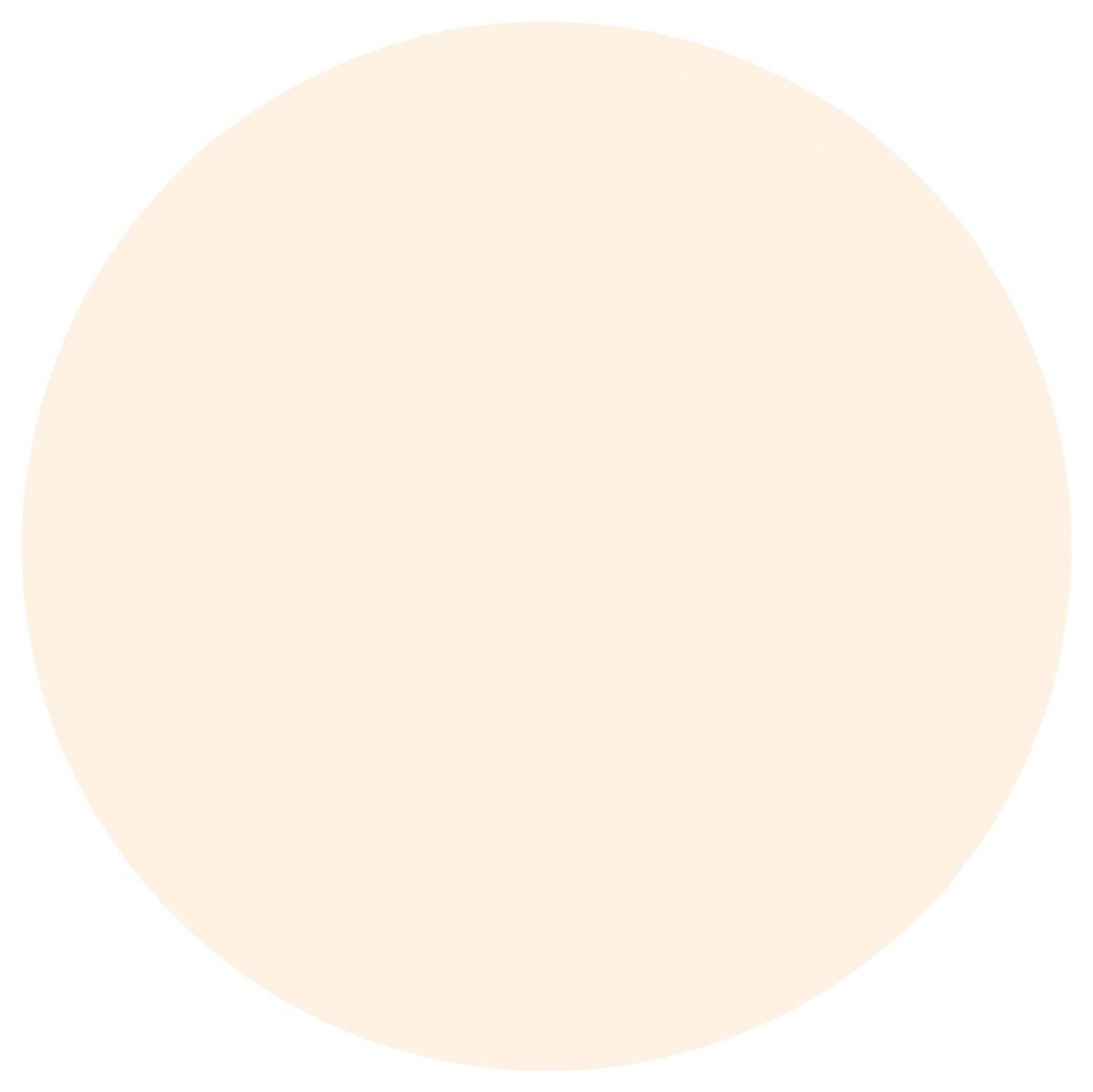 Ein einfacher, hellbeiger Kreis mit einem subtilen, dunkleren Punktmuster, der einer flachen Oberfläche oder einem Hintergrund ohne deutliche Objekte oder Merkmale ähnelt.