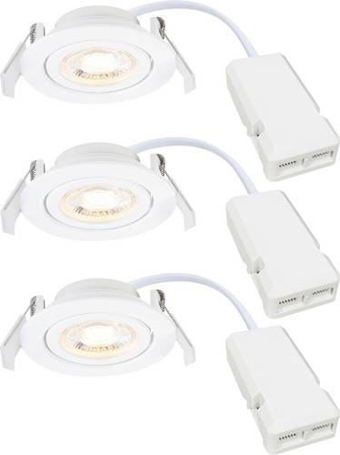 Nordlux 2510310101 Monolo 3-Kit Einbauleuchte EEK: E (A - G) LED Weiß