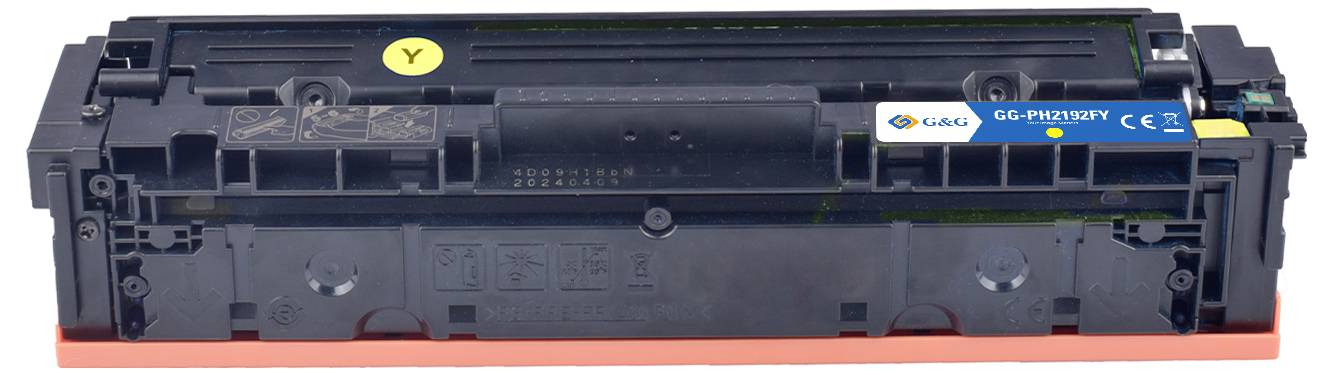 Eine schwarze Druckertonerkartusche mit der Aufschrift „G&G Premium