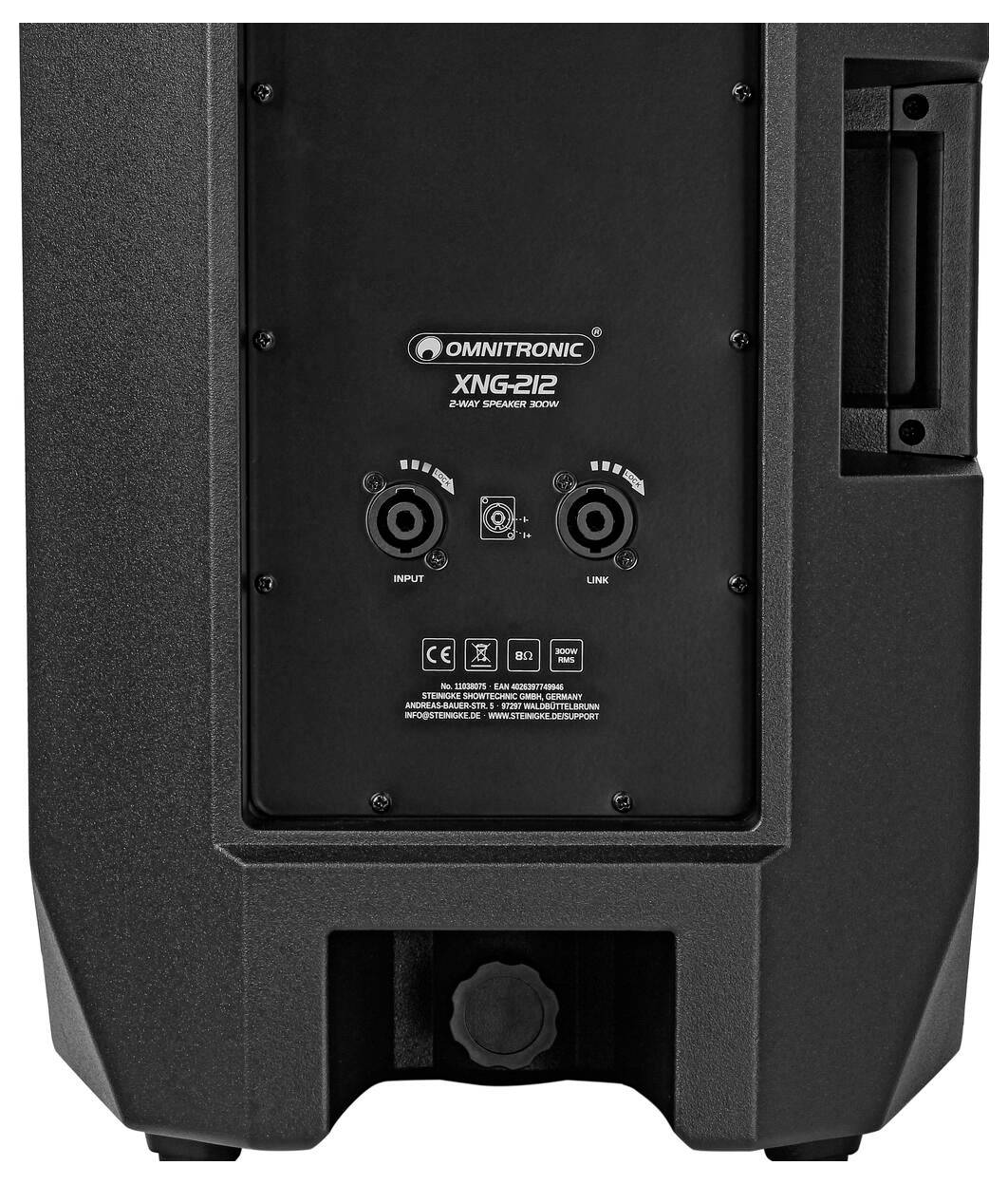 Omnitronic XNG-212 Passiver PA Lautsprecher 12 Zoll 300W 1St.