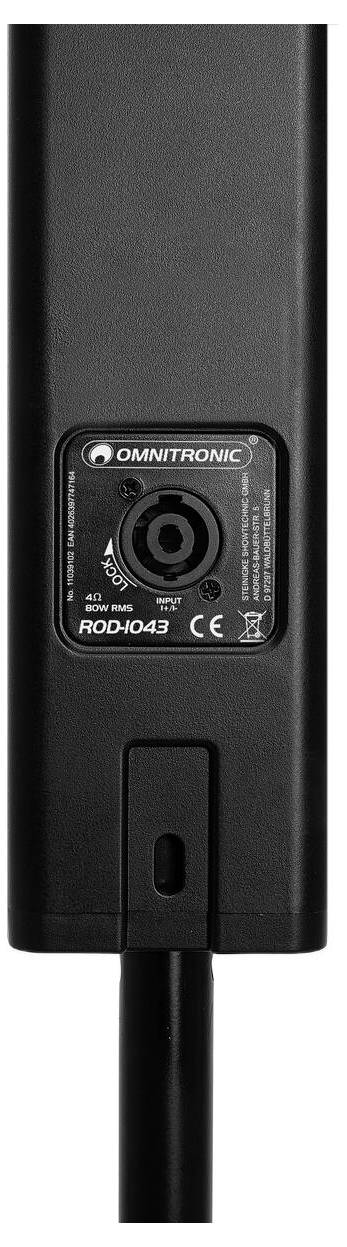 Omnitronic ROD-1043 Aktives PA-Lautsprecher-Set 3 Zoll 1St.