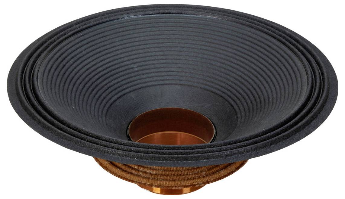 Das Bild zeigt die Rückseite eines Omnitronic ROD-12B3 Audiolautsprechers mit verschiedenen Ein-/Ausgangsanschlüssen, Bedienelementen und einem Netzschalter.