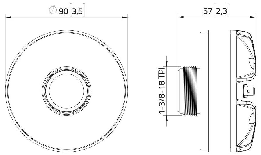 Lavoce DF10.142LKS Hochton-Treiber 8Ω
