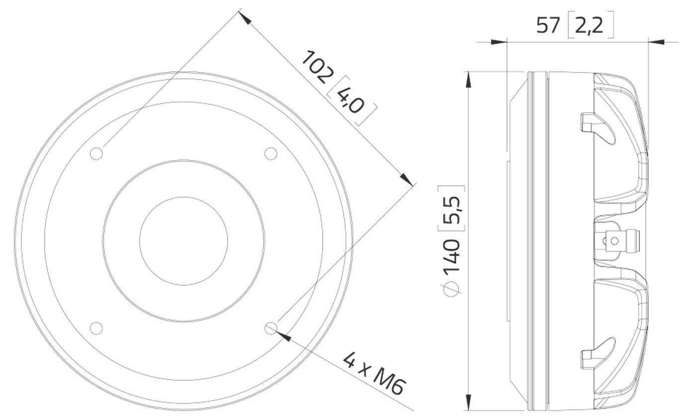 Lavoce DN14.40TK Hochton-Treiber 8Ω