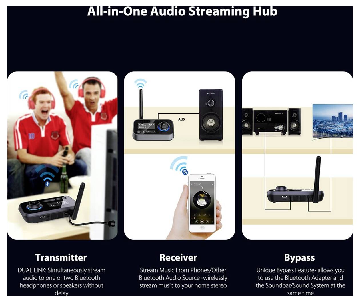 „All-in-One Audio-Streaming-Hub