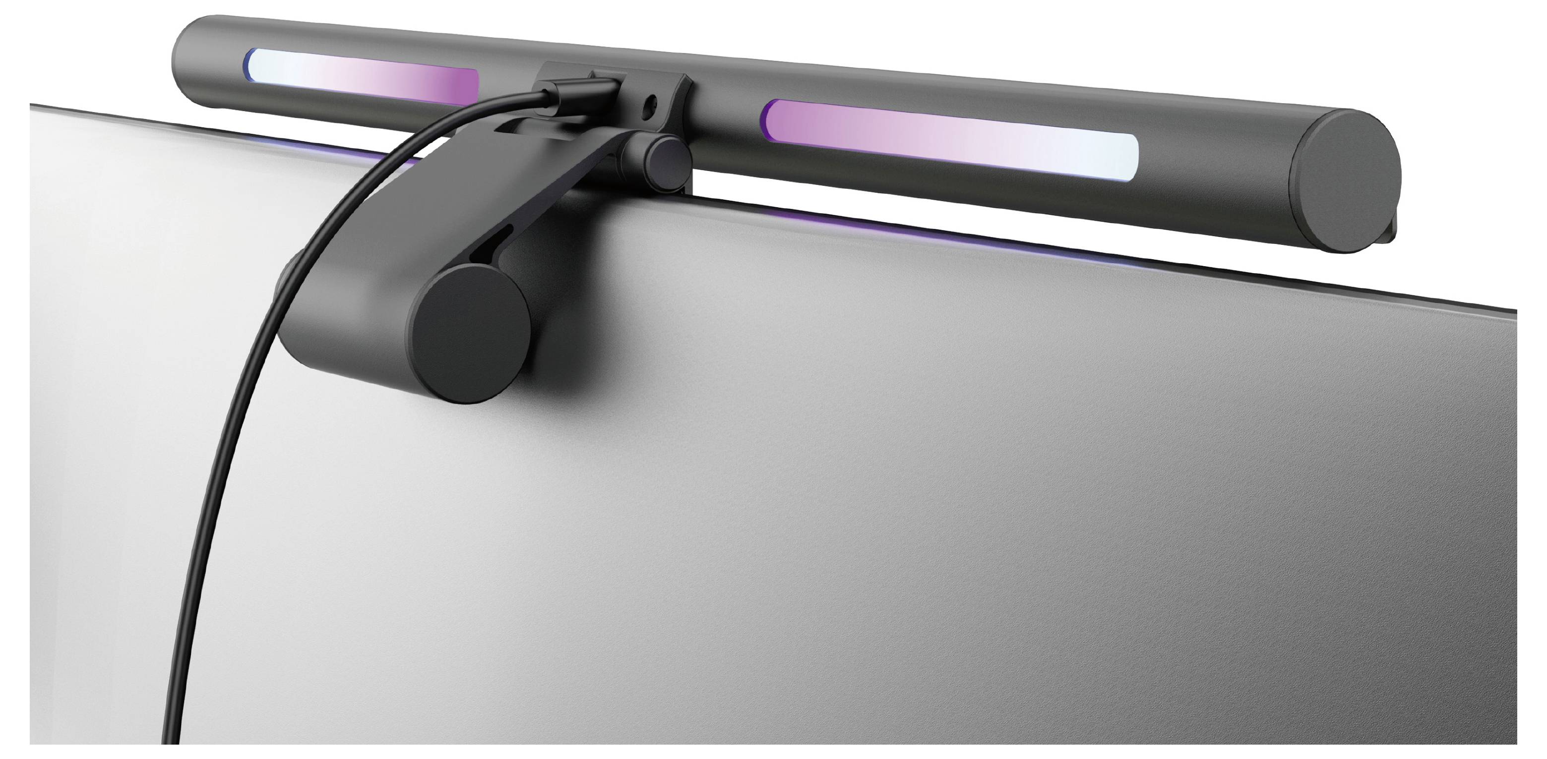 Sygonix SY-7459572 LED Bildschirmleuchte LED Schwarz