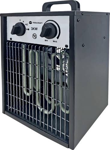 TOOLCRAFT TO-11189364 Bauheizer 3000 W Schwarz/Silber