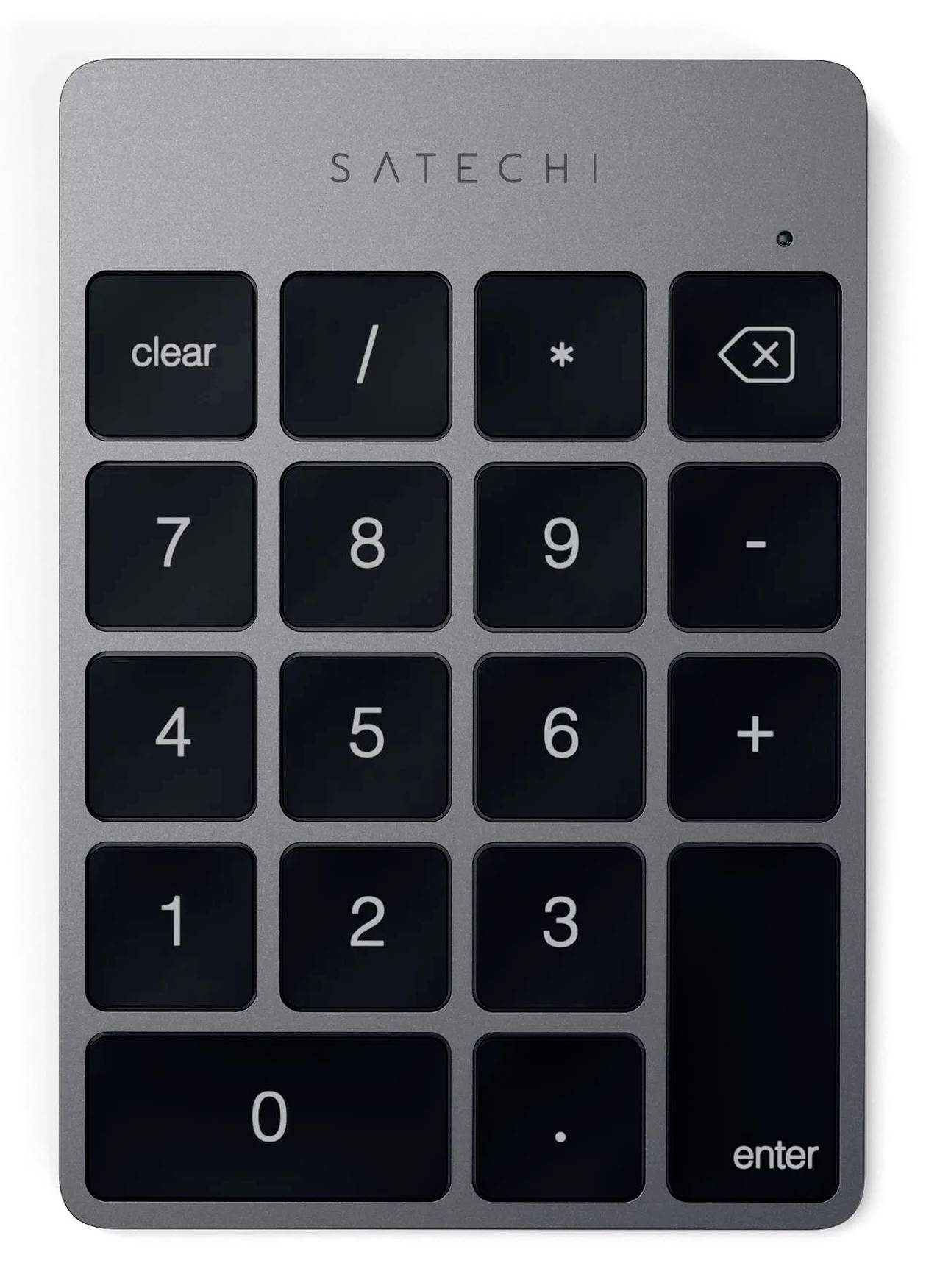 Satechi Slim Wireless Keypad Space Gray Kabellos Nummernblock Grau