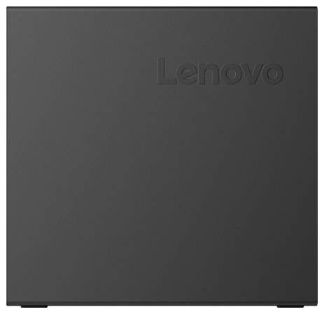 Ein geschlossener schwarzer Laptop von oben betrachtet, mit dem eingeprägten 