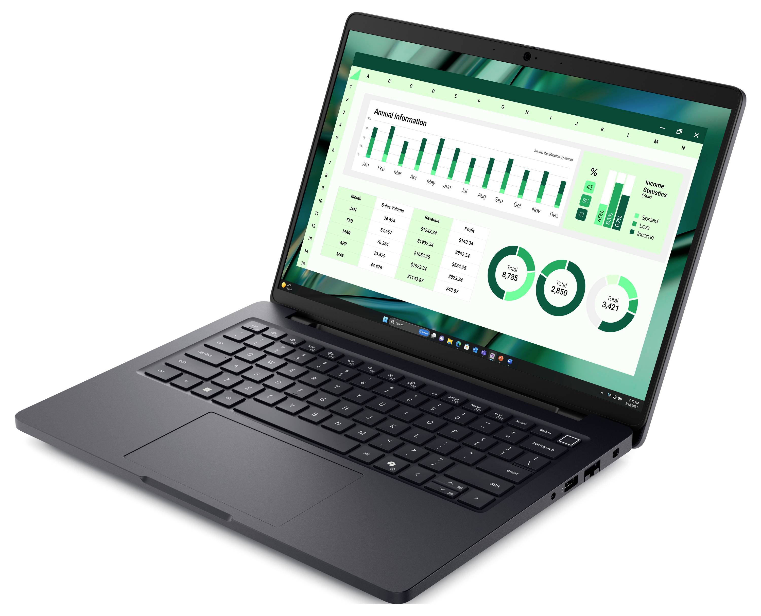 Dell Notebook Pro Max 14 MC14250 35.6cm (14 Zoll) Intel® Core™ Ultra 7 (Series 2) 265H 6GB RAM 1TB SSD