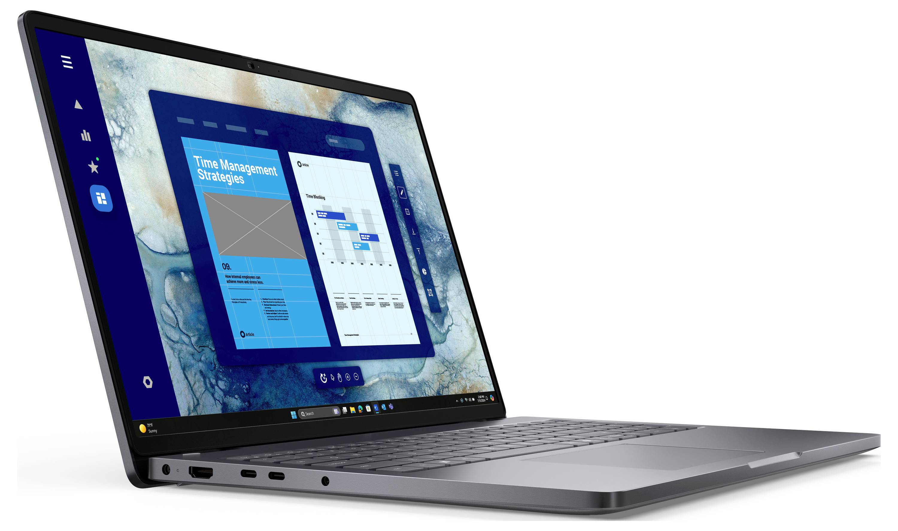 Dell Notebook Pro 16 40.6 cm (16 Zoll) 225U 16 GB RAM 512 GB SSD Deutsch, QWERTZ Intel Intel-Grafik Schwarz K2D6P