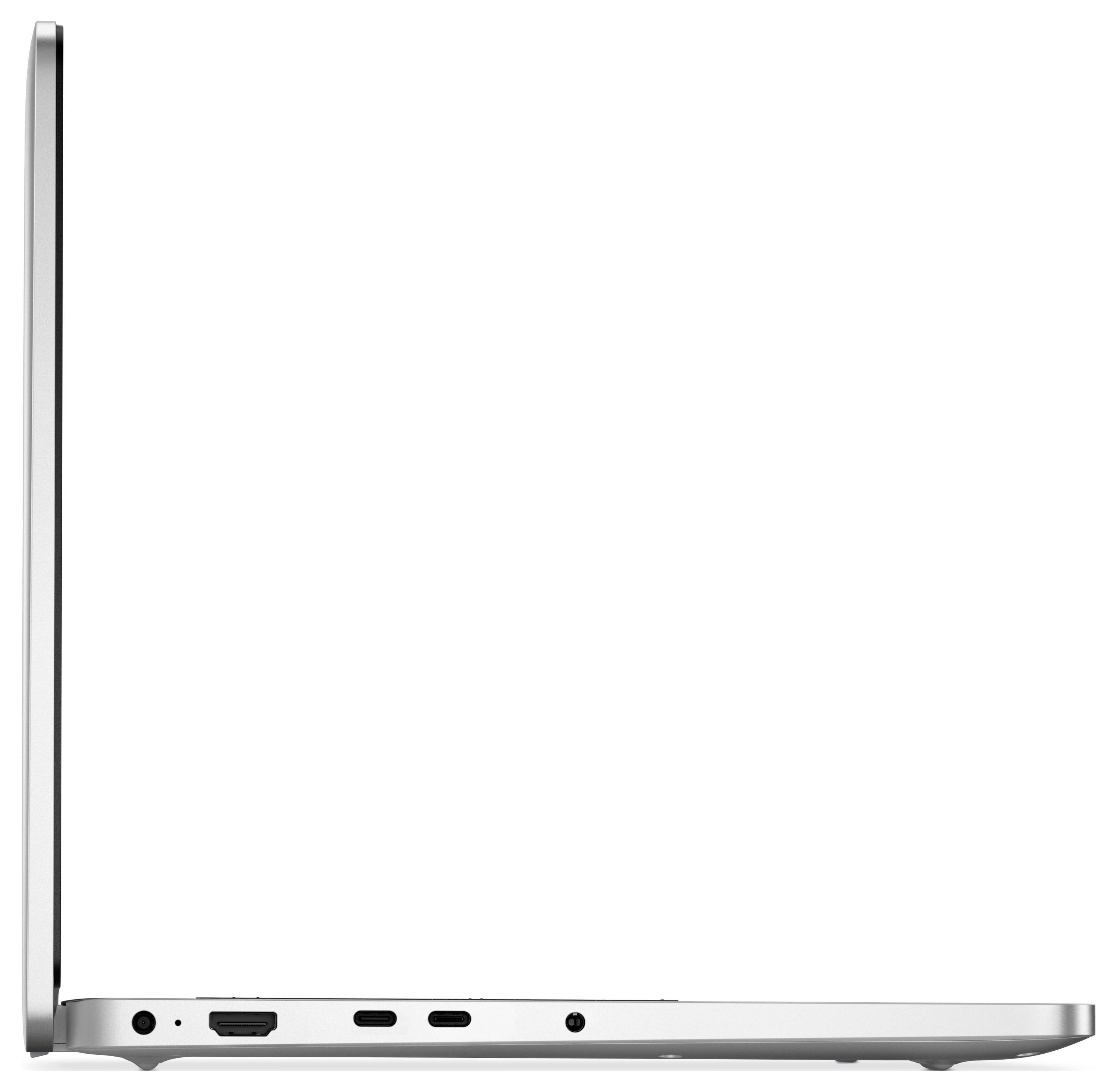 Ein Laptop-Bildschirm zeigt ein elegantes Design mit einer Präsentation mit dem Titel „Innovationen: Design-Verbesserungen Version 2