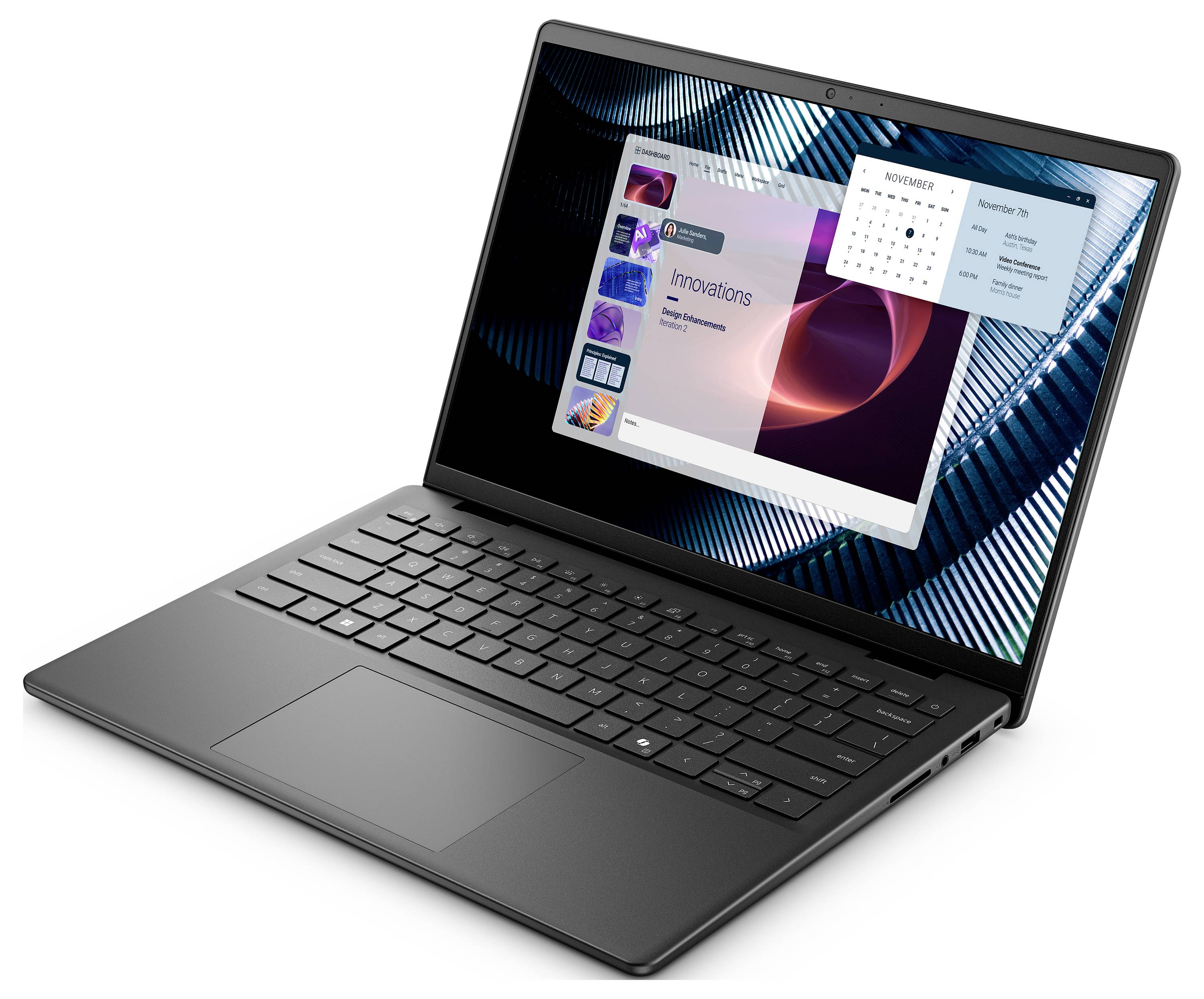 Dell Notebook Pro 14 35.6 cm (14 Zoll) 120U 16 GB RAM 512 GB SSD Deutsch, QWERTZ Intel Intel-Grafik Schwarz 4WX0H