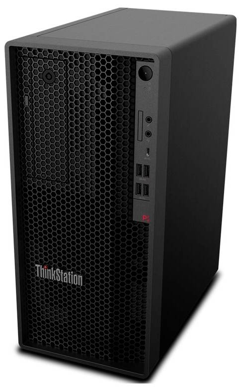 Schwarzer Tower-Computer mit der Bezeichnung 