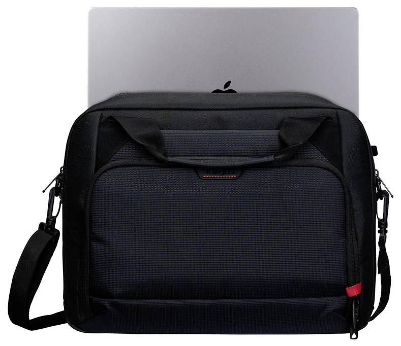 Targus Aktentasche Classic 13-14" Briefcase Blk Schwarz, Rot