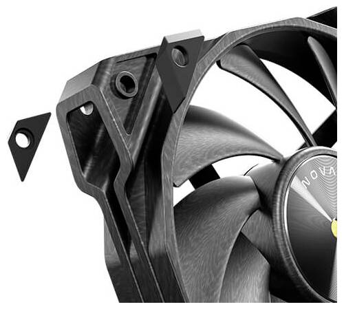 Antec Nova PC-Gehäuse-Lüfter Schwarz (B x H x T) 120 x 25 x 120mm