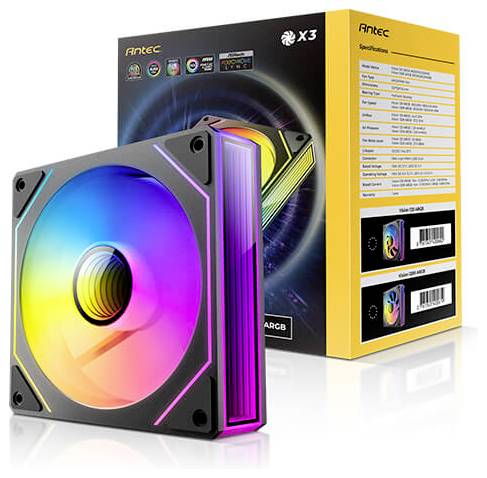 Antec Vison PC-Gehäuse-Lüfter Schwarz (B x H x T) 120 x 25 x 120mm