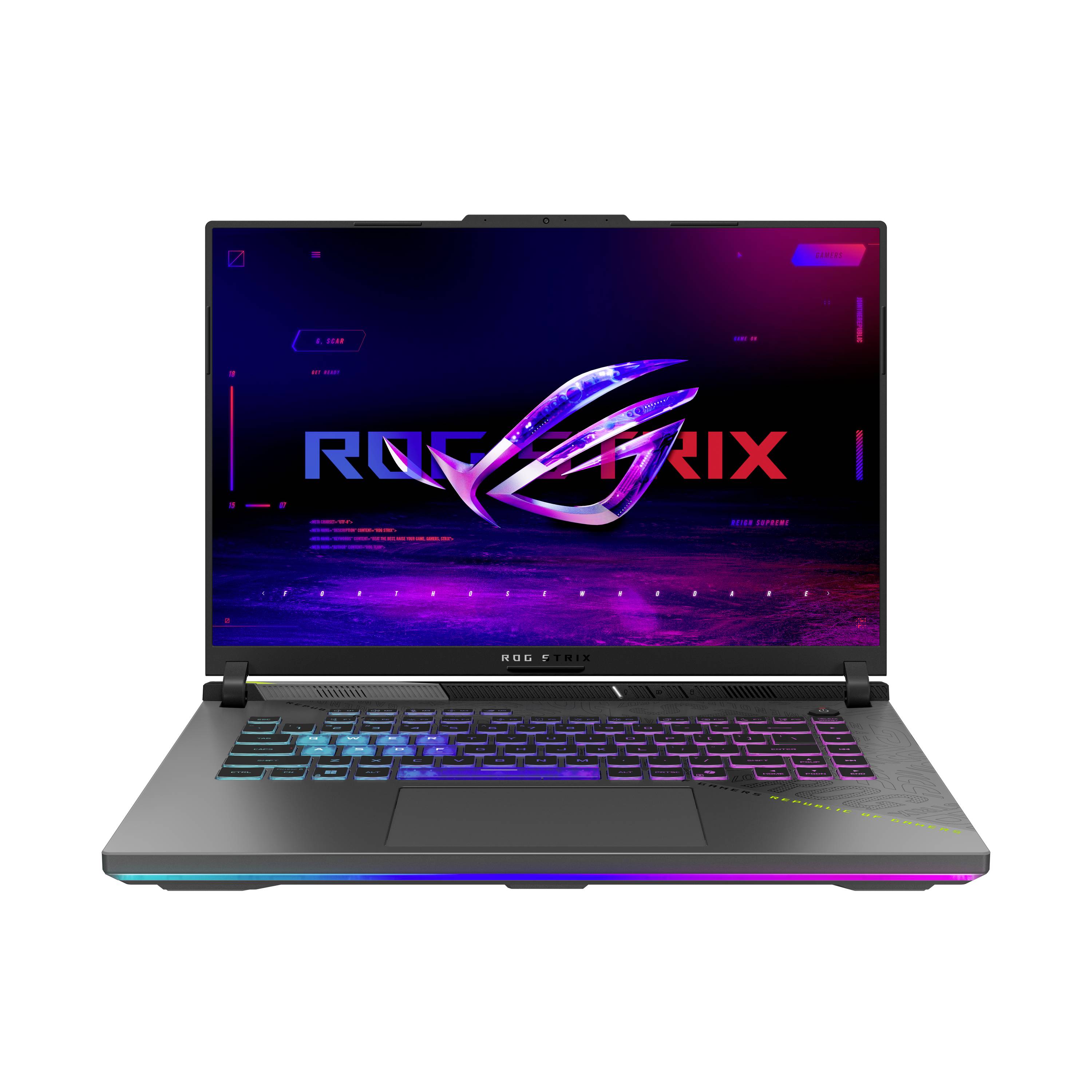Asus Gaming Notebook 40.6 cm (16 Zoll) WQXGA 8940HX 16 GB RAM 1 TB SSD Deutsch, QWERTZ AMD AMD Radeon NVIDIA GeForce RTX 5080 GDDR7 Grau 90NR0Q
