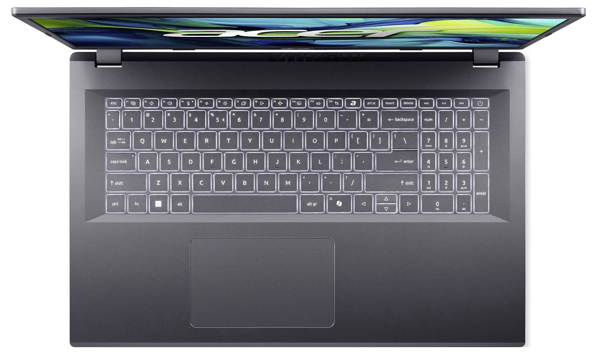 Acer Notebook 43.9 cm (17.3 Zoll) Full HD 150U 16 GB RAM 1 TB SSD Deutsch, QWERTZ Intel Intel-Grafik Grau NX.J02EG.02D