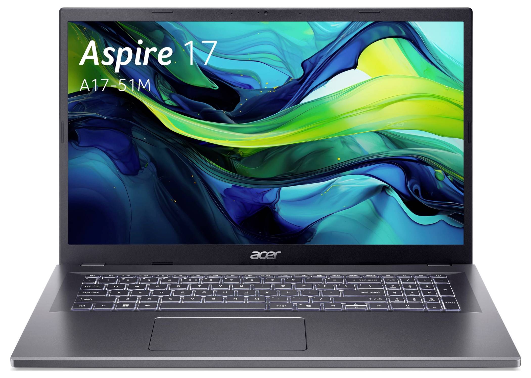 Acer Notebook 43.9 cm (17.3 Zoll) Full HD 150U 16 GB RAM 1 TB SSD Deutsch, QWERTZ Intel Intel-Grafik Grau NX.J02EG.02D